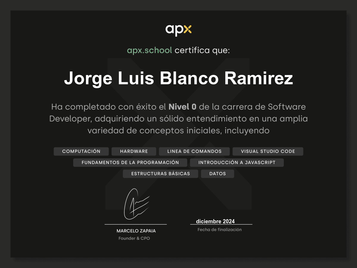 Certificado