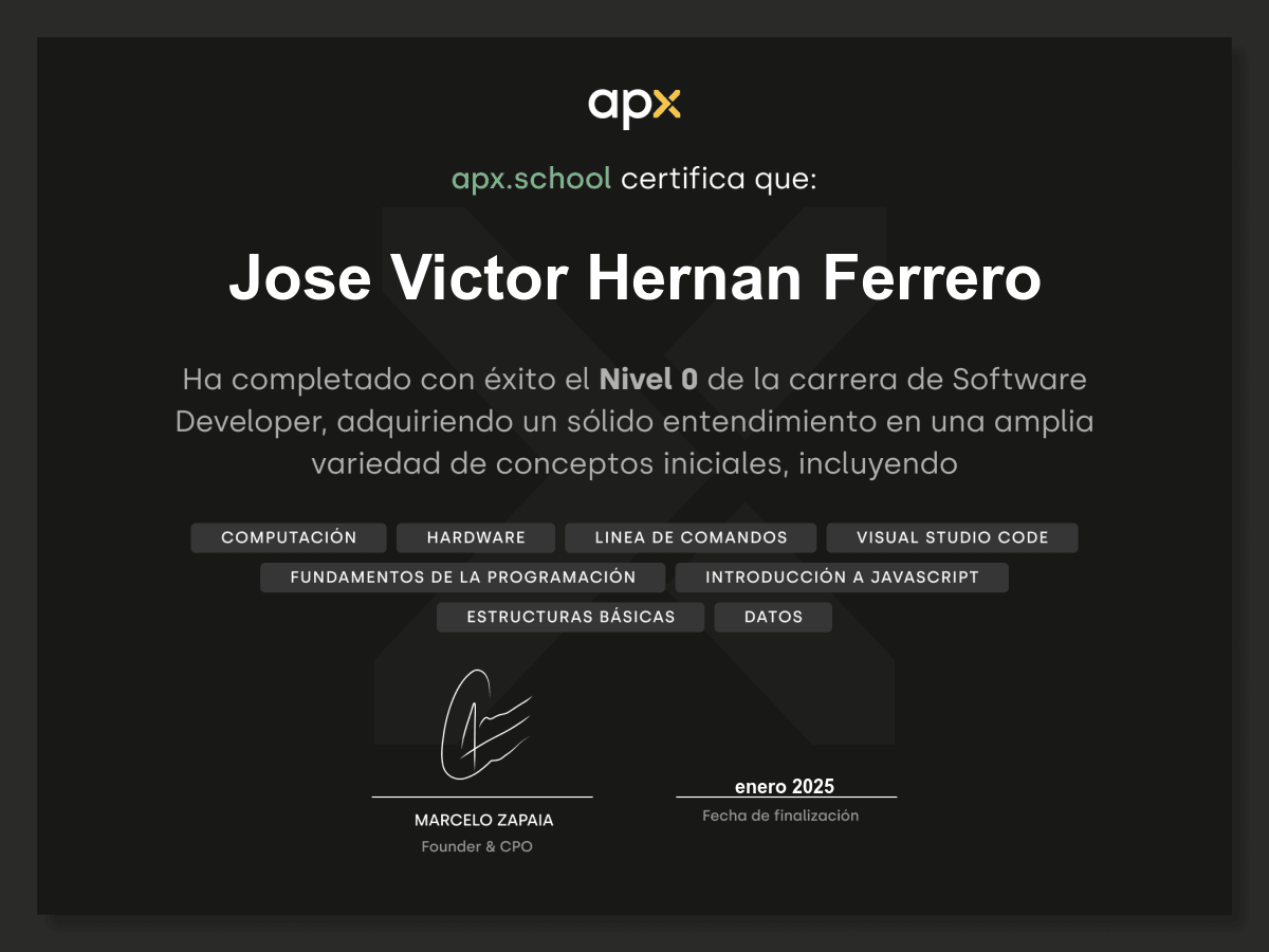 Certificado