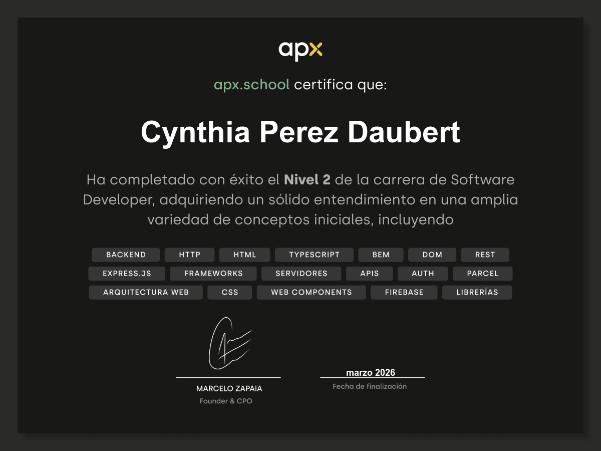 Certificado
