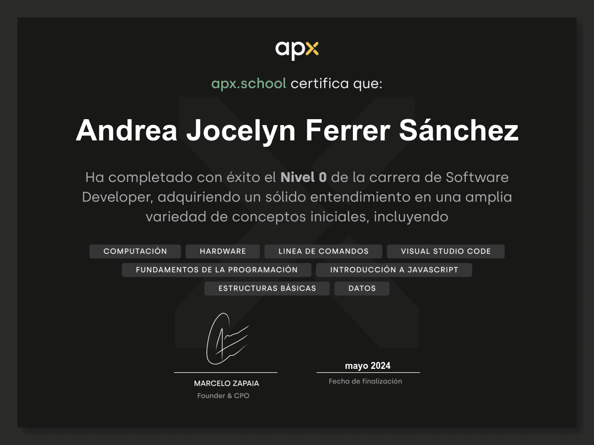 Certificado