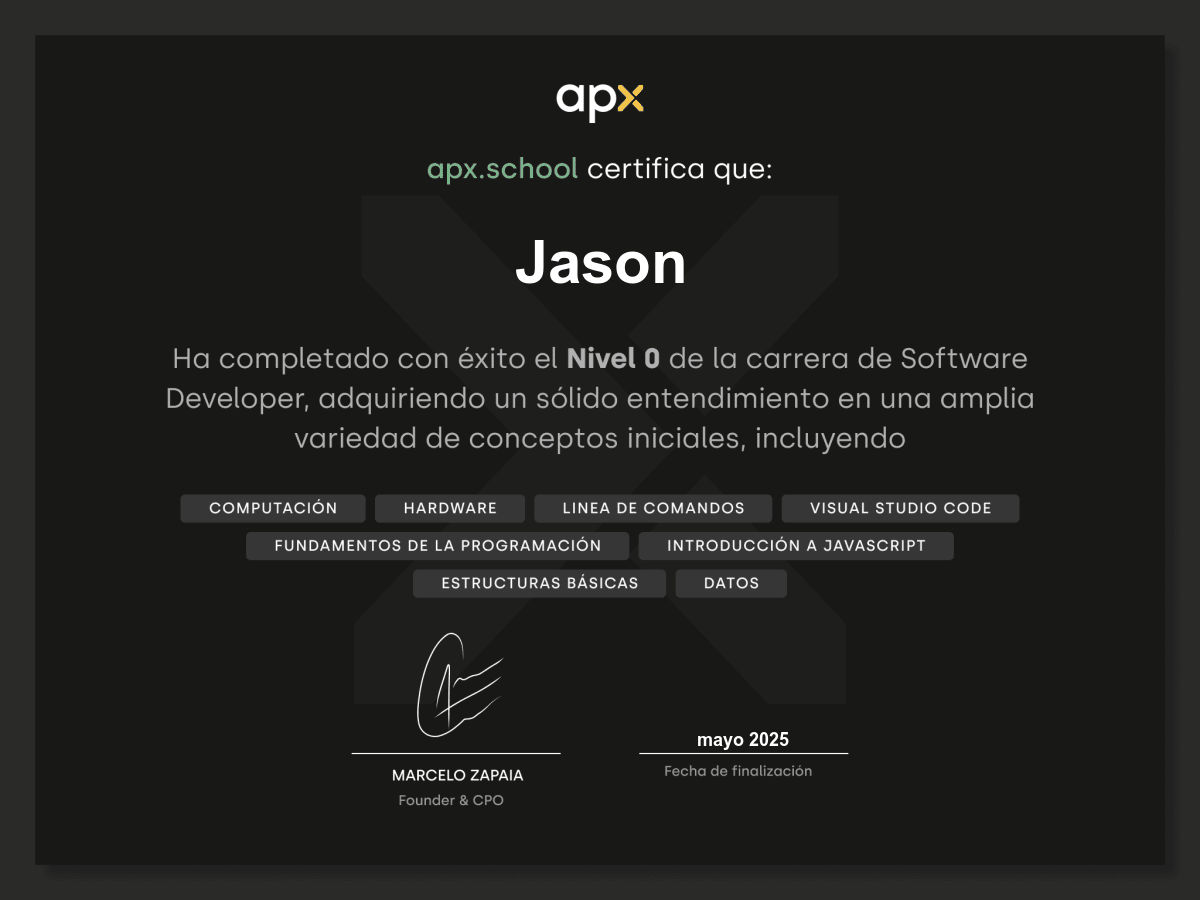 Certificado