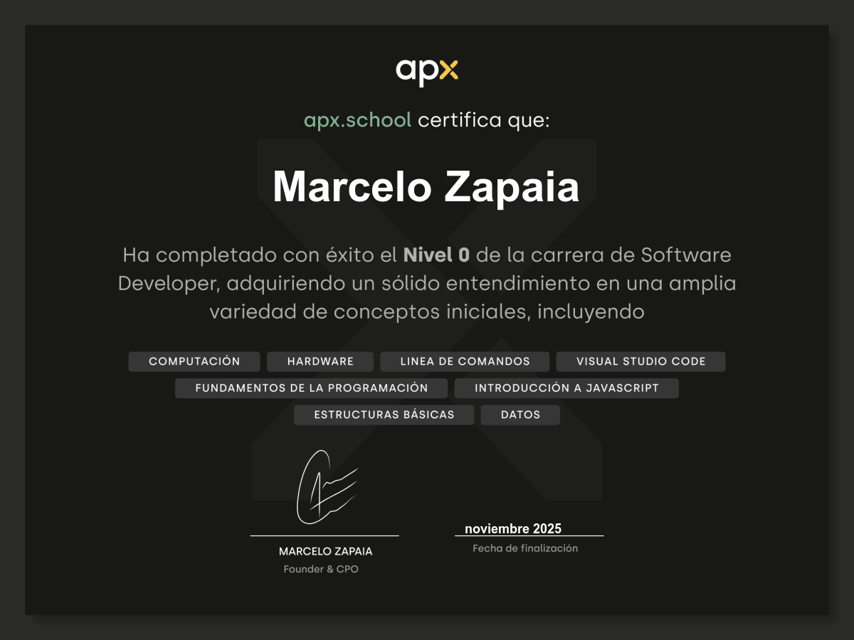 Certificado
