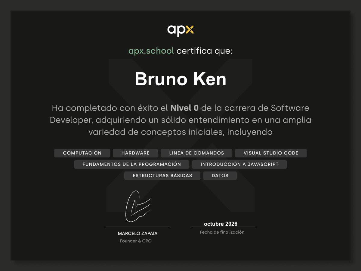 Certificado