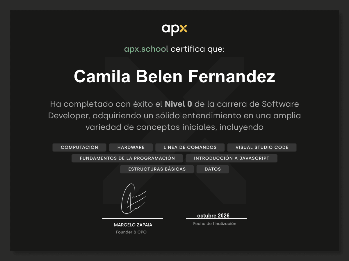 Certificado