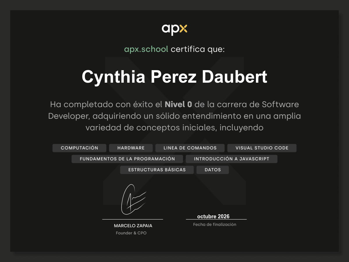 Certificado