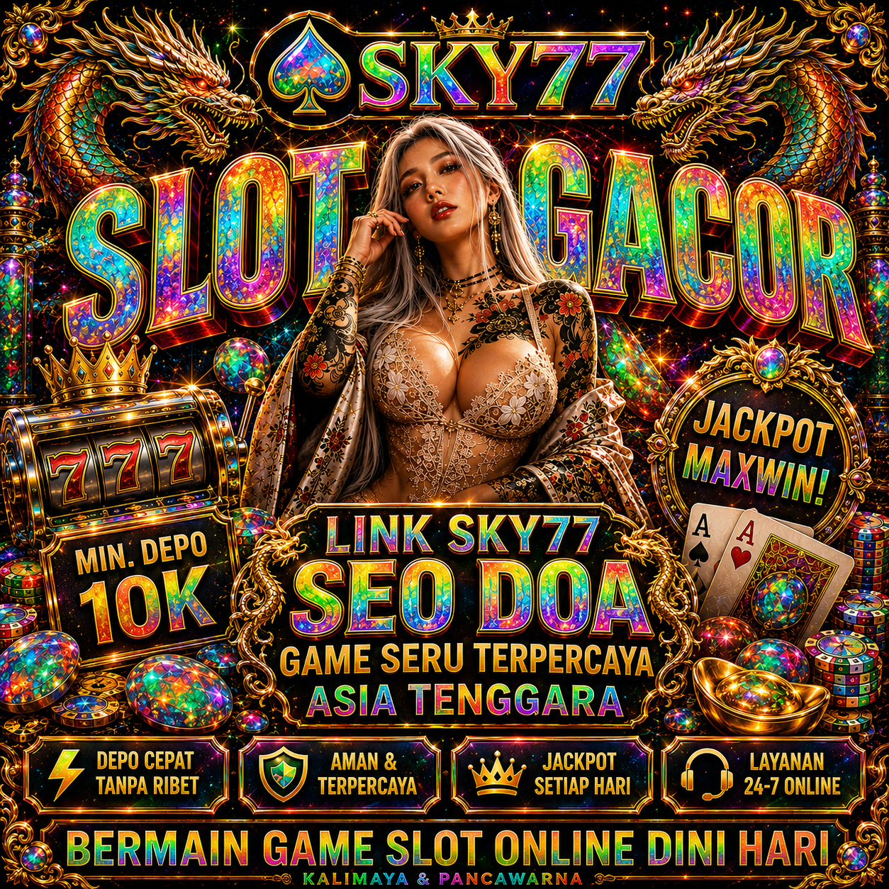 Thumbnail 1 of 3, Poster, Konsisten Dan optimis Naik Ke SKY77 | Rank 1 slot Terpercaya designed and sold by SKY77.