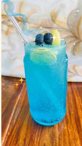 Blue Curacao Mocktail