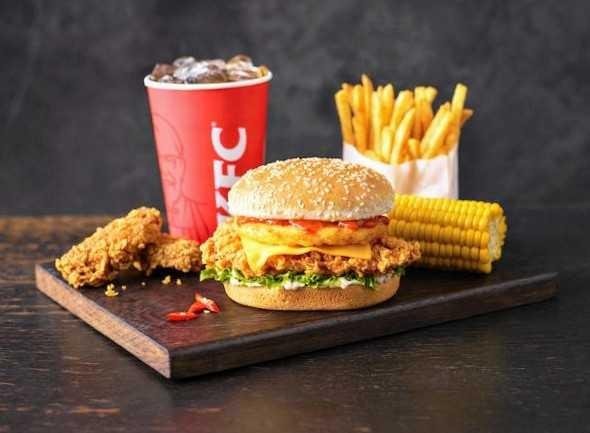 Burger Wing Meal