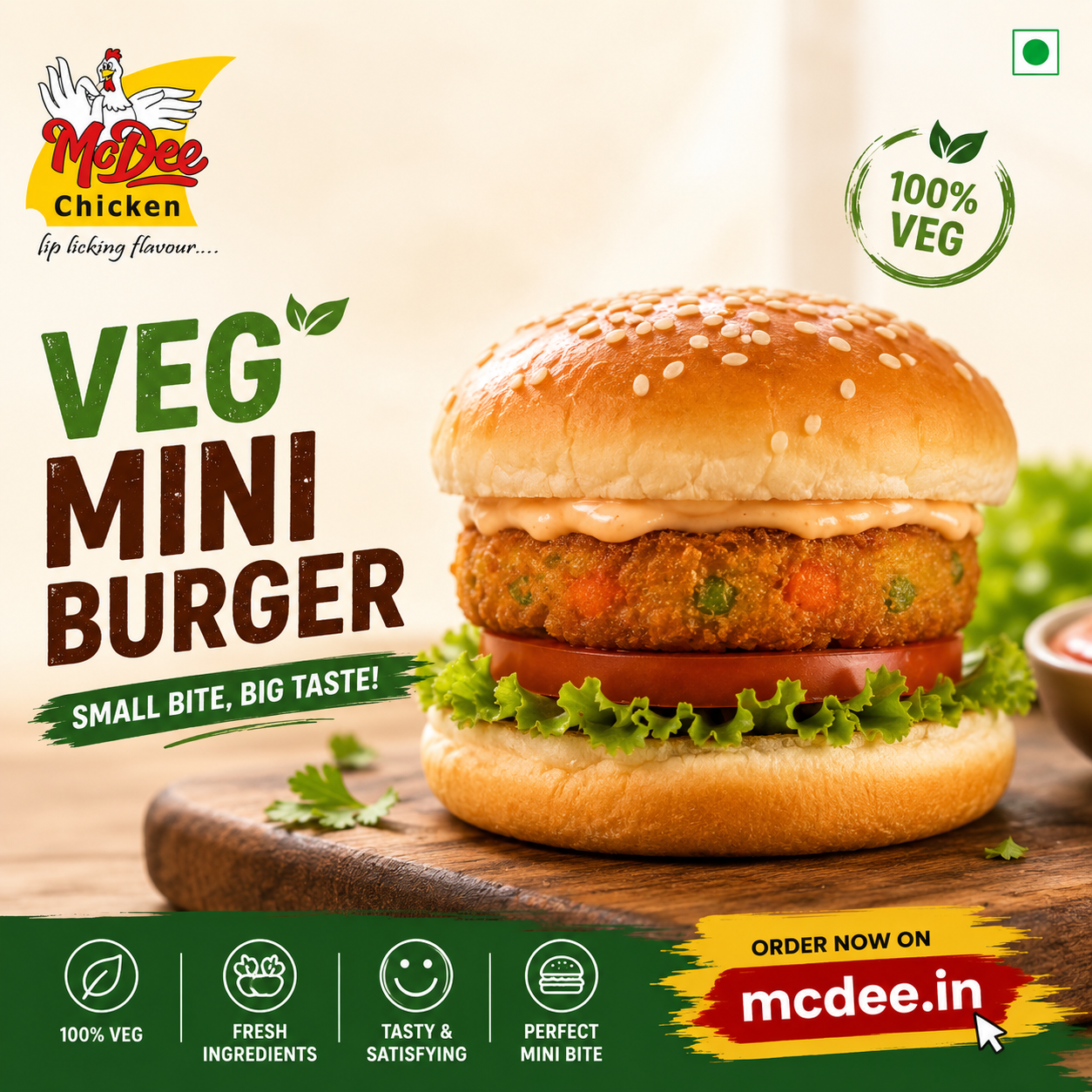 Mini Veggie Burger