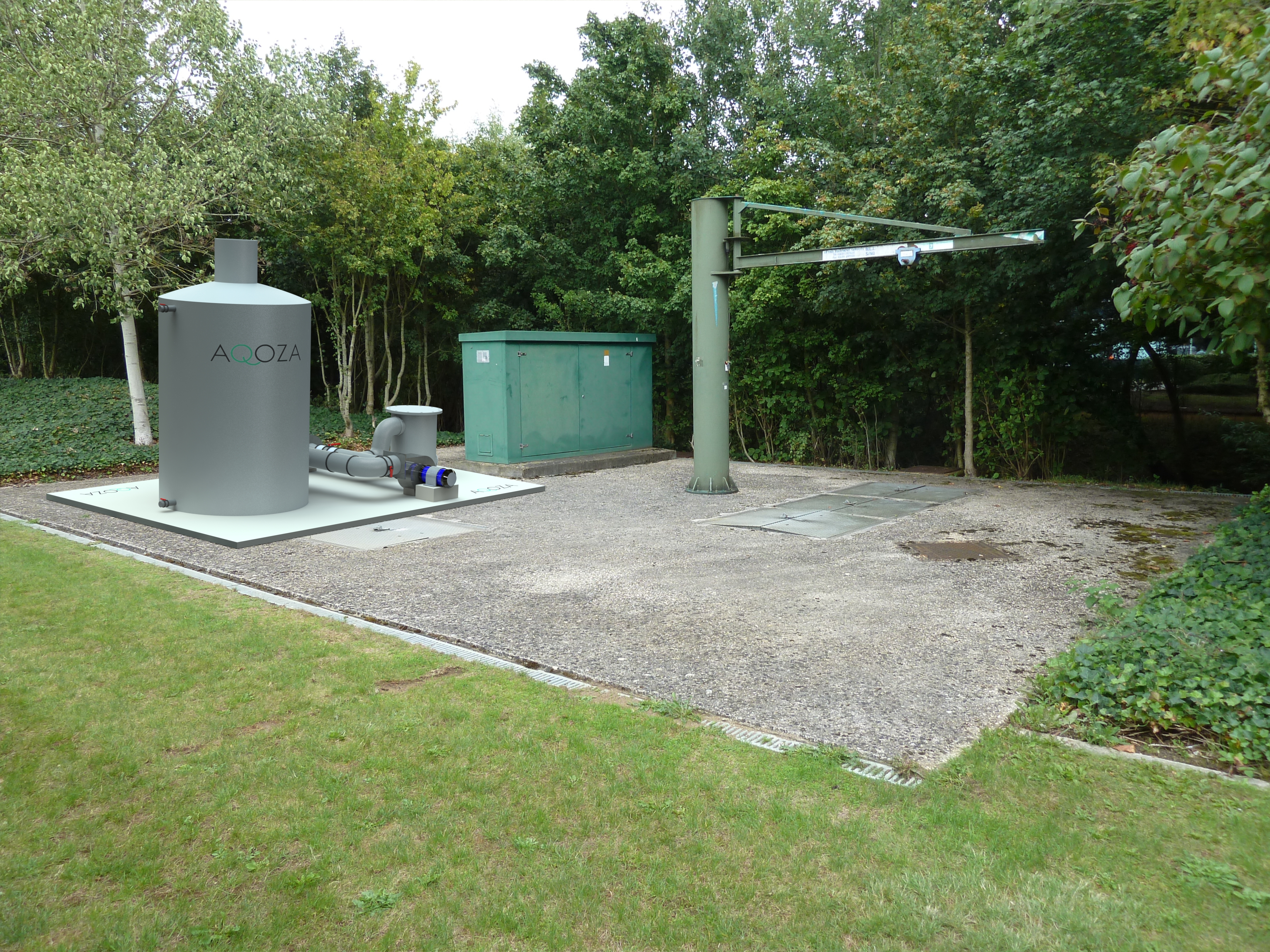 aqoza waster water treatment unit