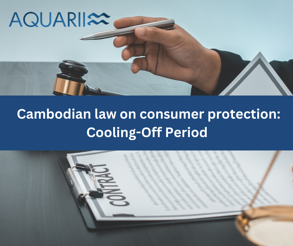 CoolingOff Period Cambodian Law On Consumer Protection