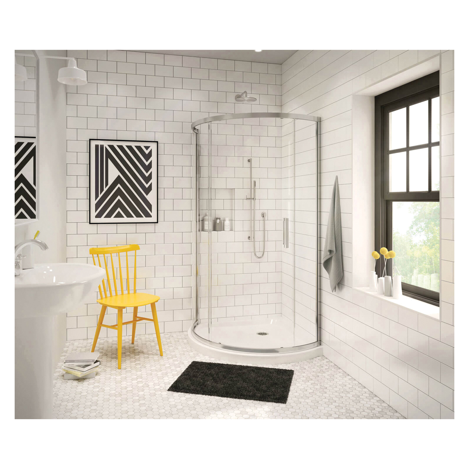 Aquifer Distribution Curved Shower Doors