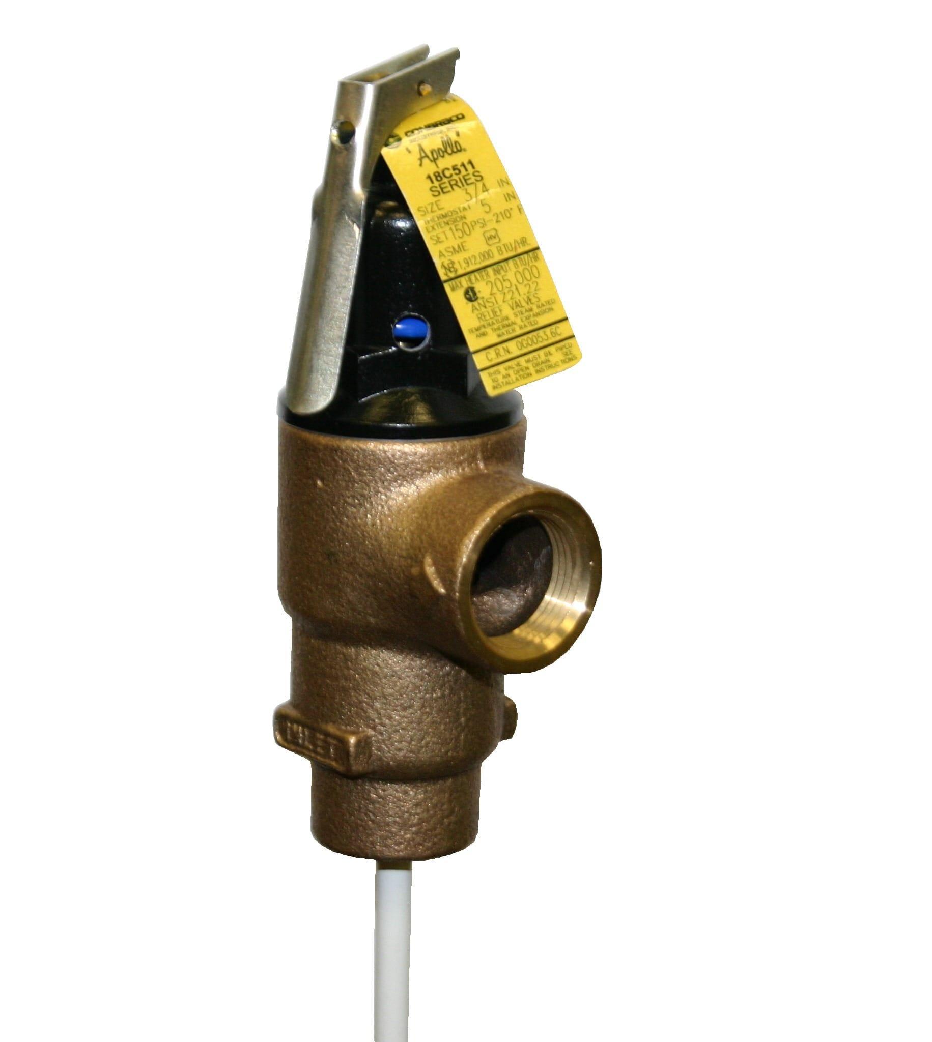 Aquifer Distribution Temperature & Pressure Relief Valves