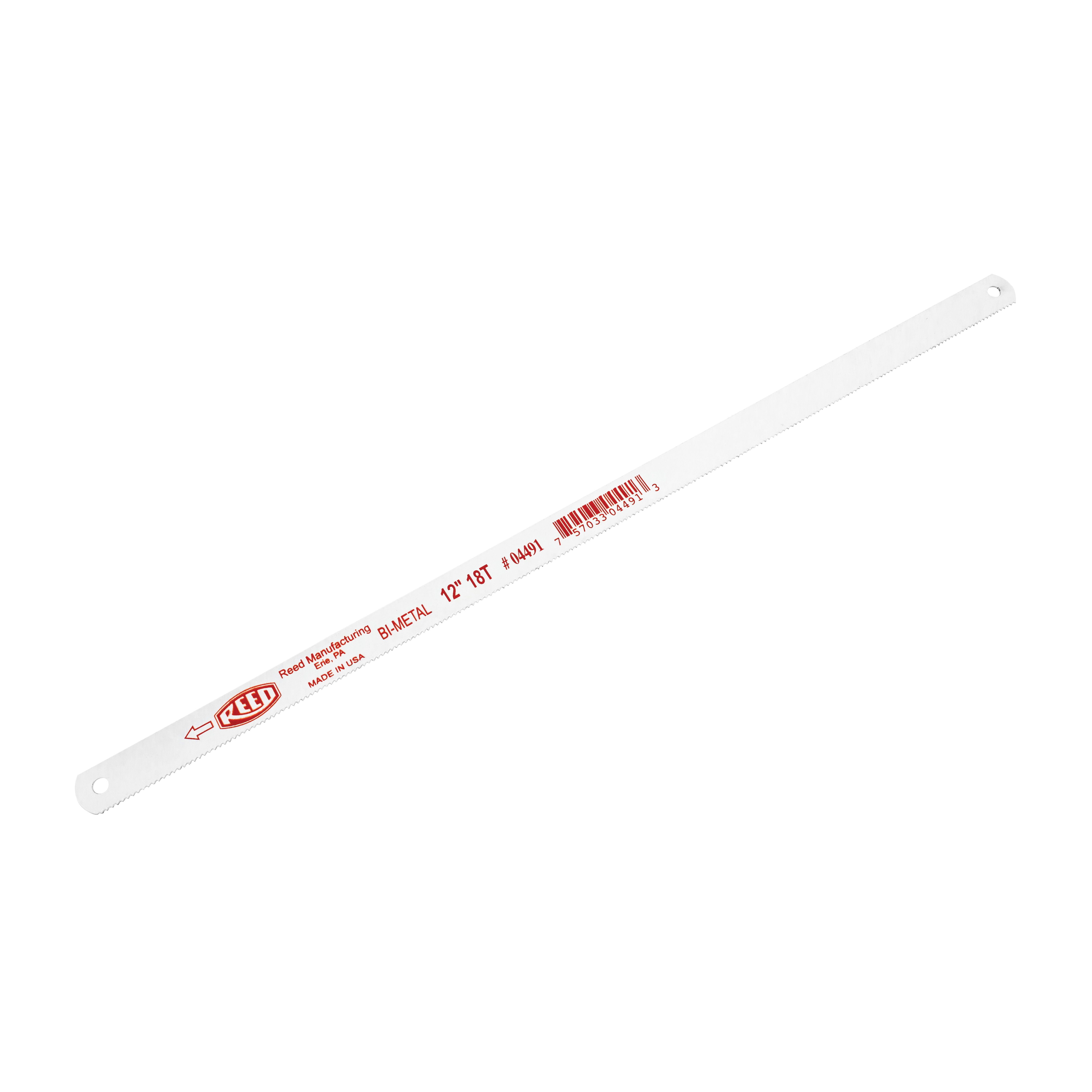 Aquifer Distribution Reed 04491 Hack Saw Blade, 1/2 in W x 12 in L