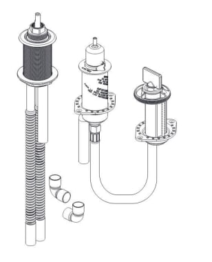 Aquifer Distribution | Delta® R3707 Roman Tub Rough-In Kit, 10 gpm, 1 ...
