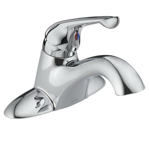 Aquifer Distribution DELTA 536TPDST Classic Lavatory Faucet, Polished Chrome, 1 Handle, Pop