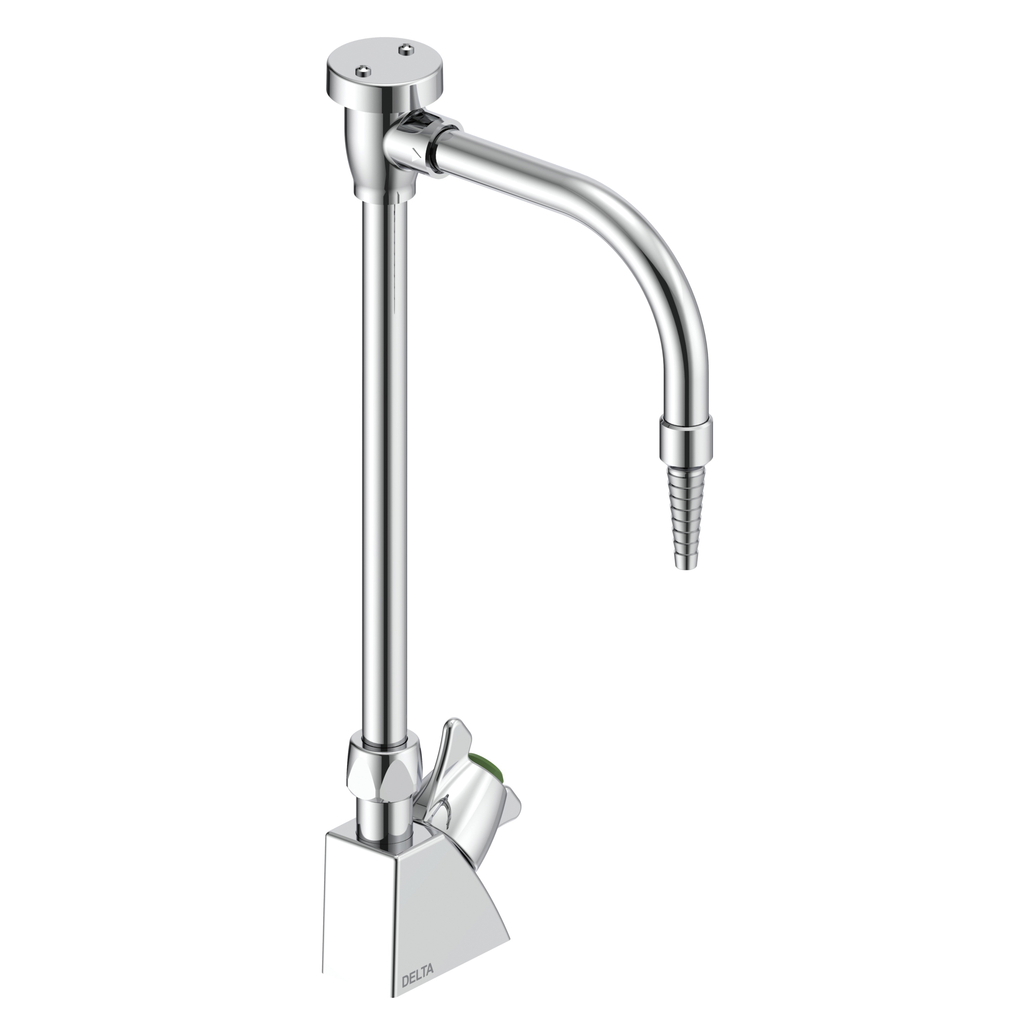 Aquifer Distribution DELTA W660010 Single Water Faucet, 4 gpm Flow Rate, Polished Chrome, 1