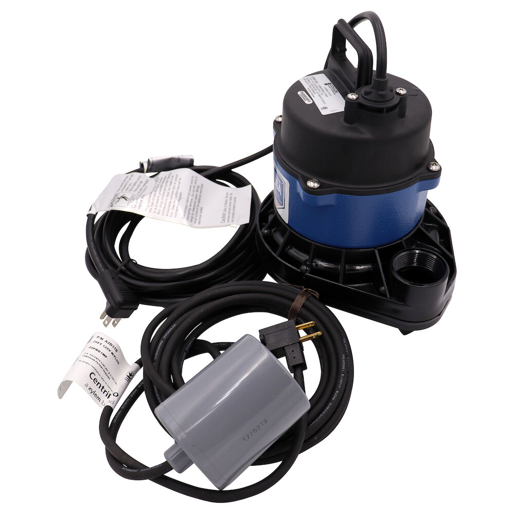 Pompe à Eaux Usées Submersible Goulds PE31P1 1/3HP 115V - Neuf Sous Emballage