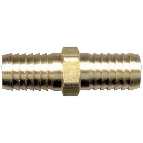 Breezliy 2-Pack Solid Brass Air Hose Splicer – 1/4" Barb Connector, Bronze Finish