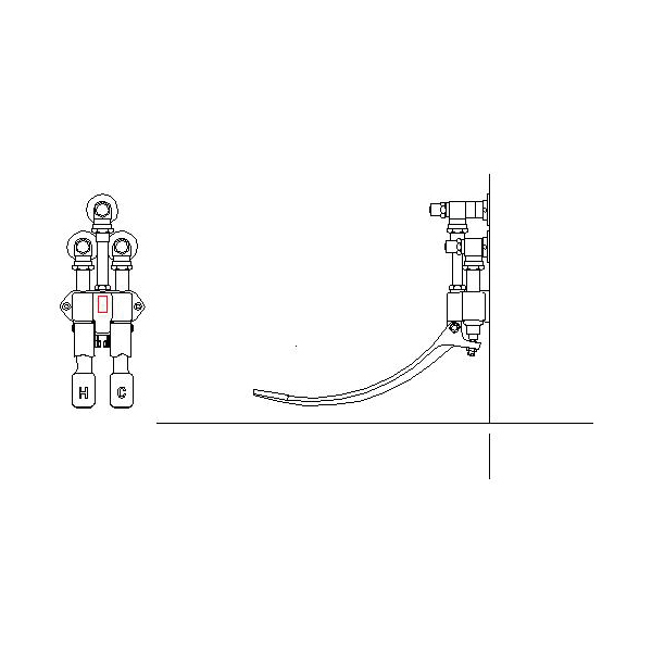 Aquifer Distribution DELTA 54T5300A DoublePedal Surgeon ScrubUp