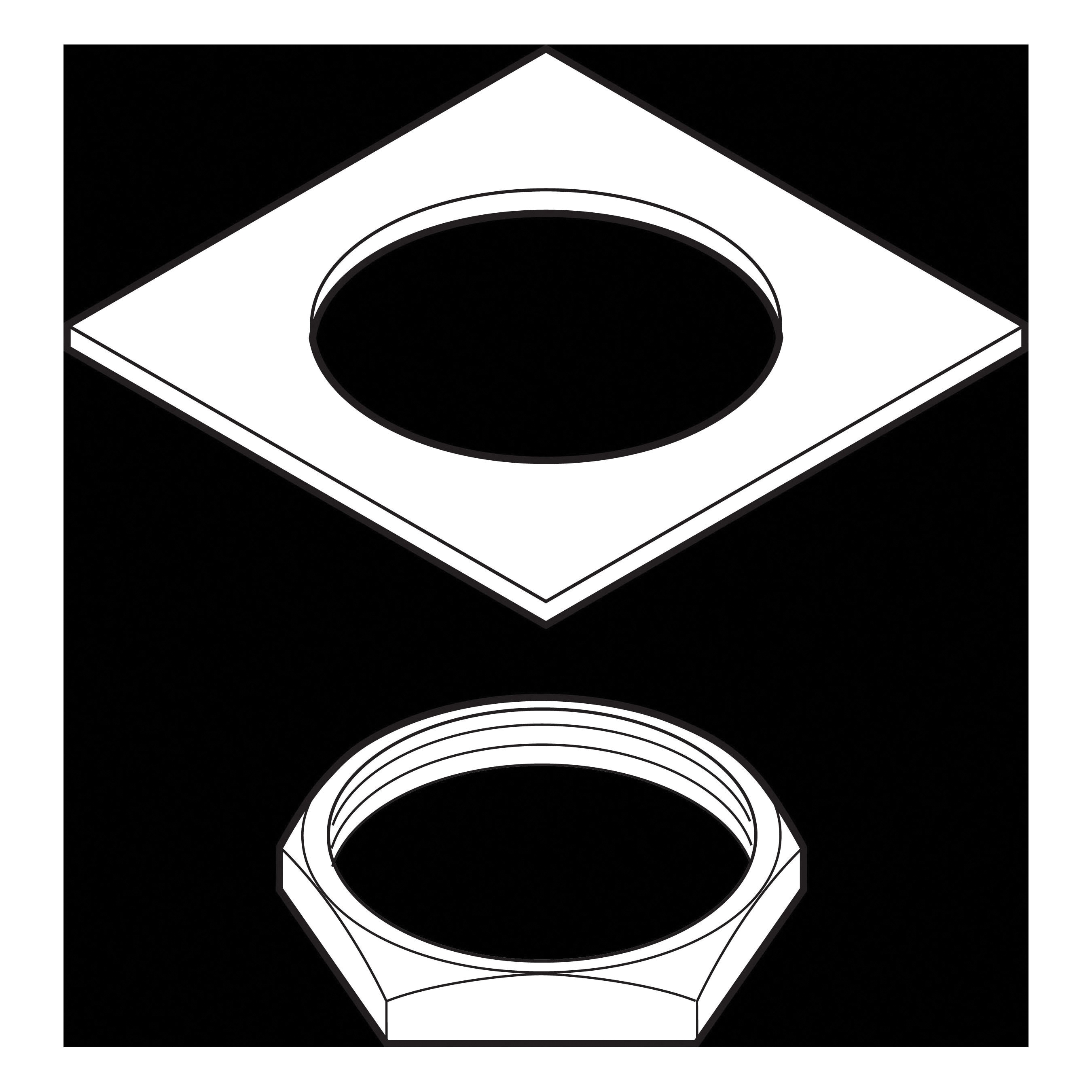 Aquifer Distribution DELTA RP6056 Spout Nut and Washer, Domestic