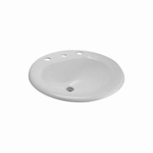 Aquifer Distribution Zurn Z5824 Lavatory Sink, Round, 4 in Faucet