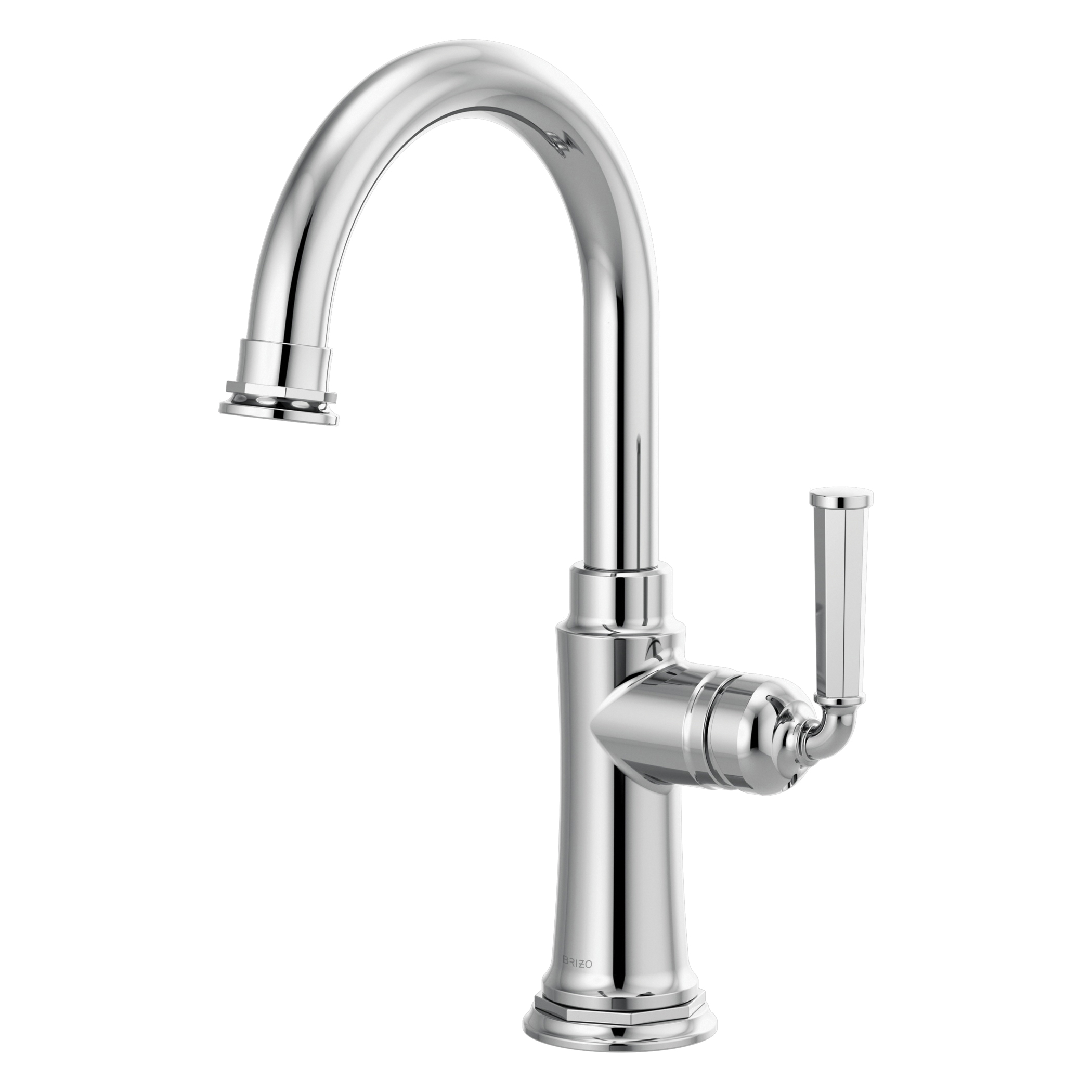 Aquifer Distribution Brizo 61074LFPC Bar Faucet, Rook, Polished Chrome, 1 Handle, 1.8 gpm