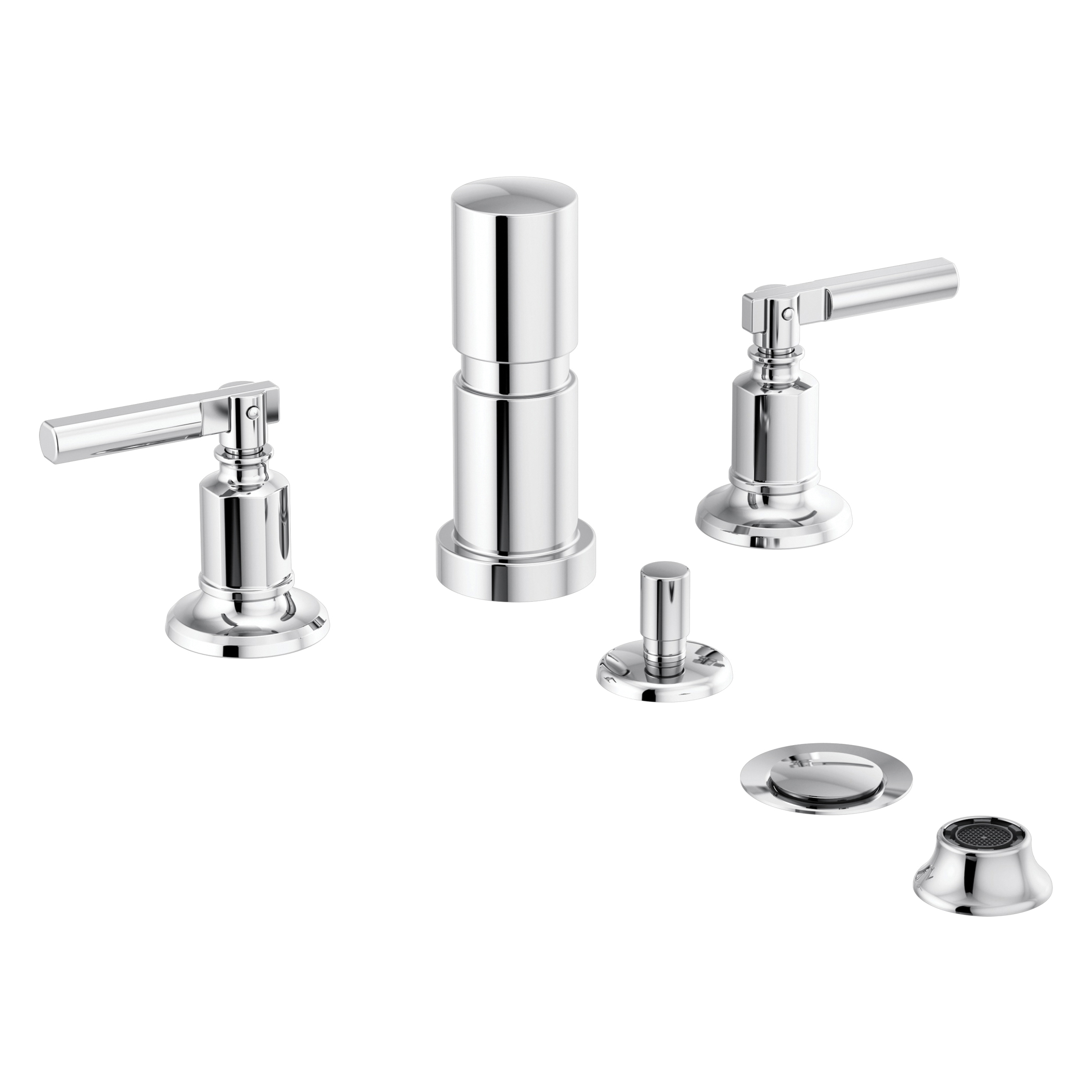 Aquifer Distribution Brizo 68476PC Invari Bidet Faucet, Commercial/Residential, 5 to 8 in