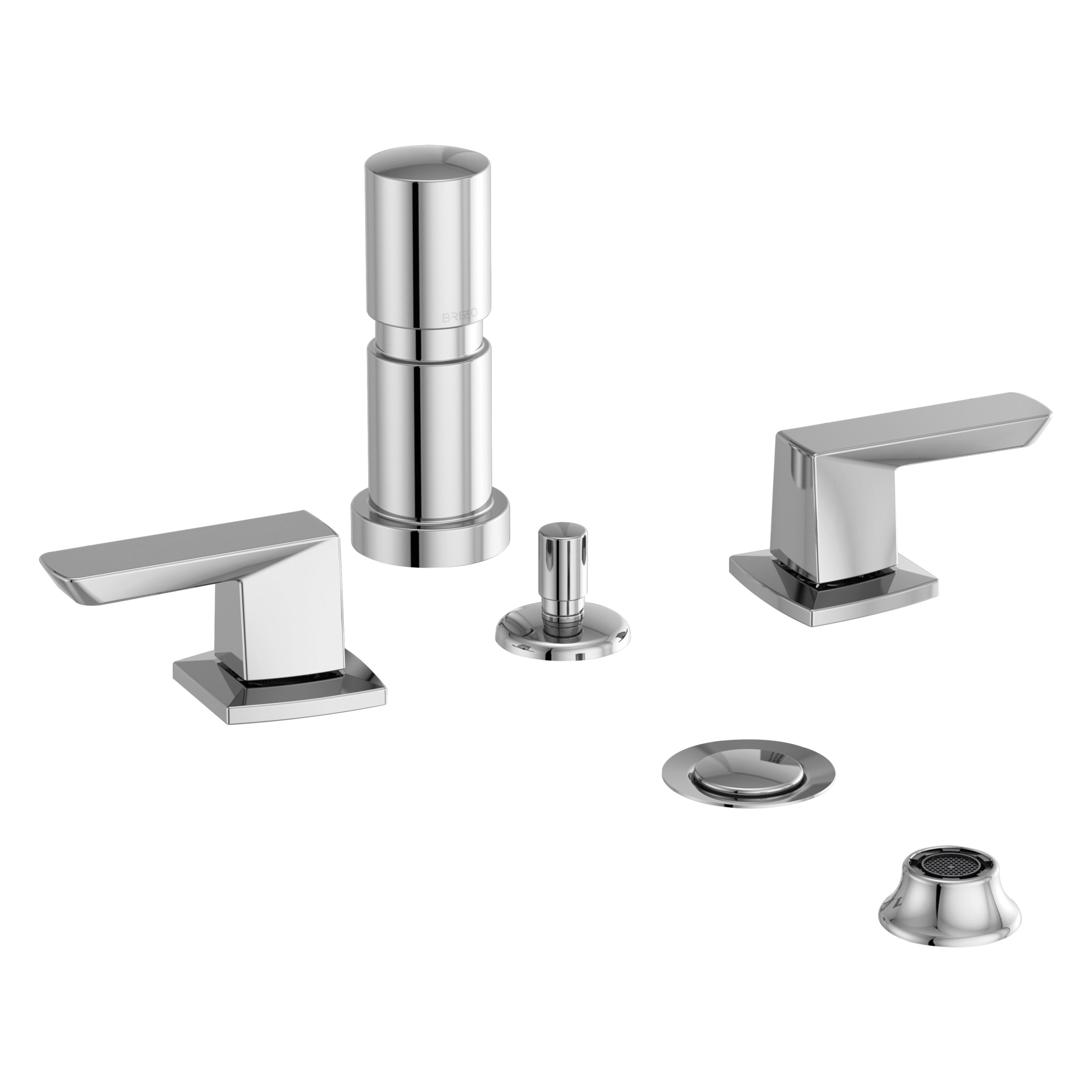 Aquifer Distribution Brizo 68488PC Vettis Widespread Bidet Faucet, 5