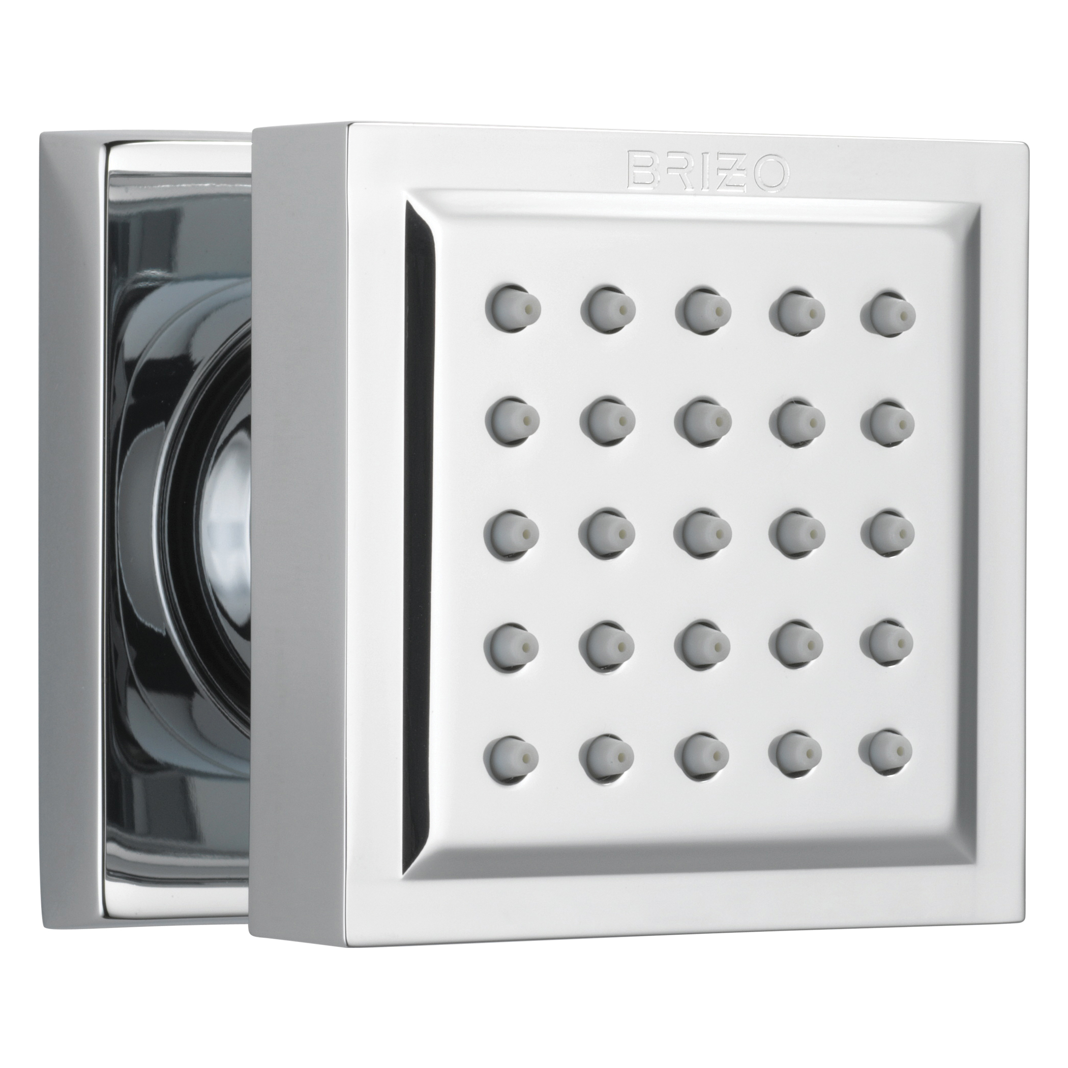 Aquifer Distribution Brizo 84121PC TouchClean Adjustable Square Body Spray, (1) Full Spray