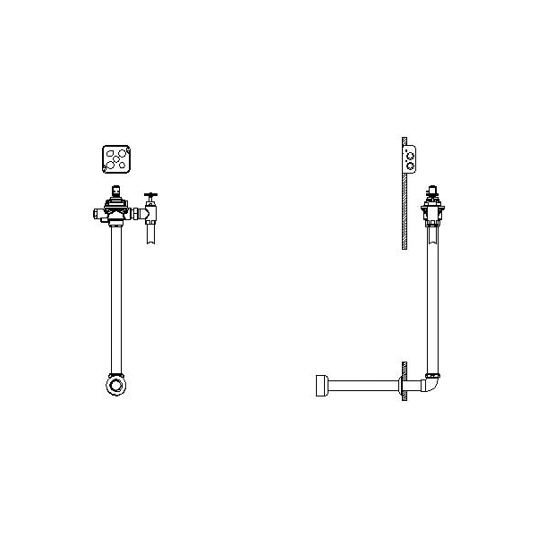 Aquifer Distribution DELTA Teck 1600T6204ARI48 Concealed Electronic