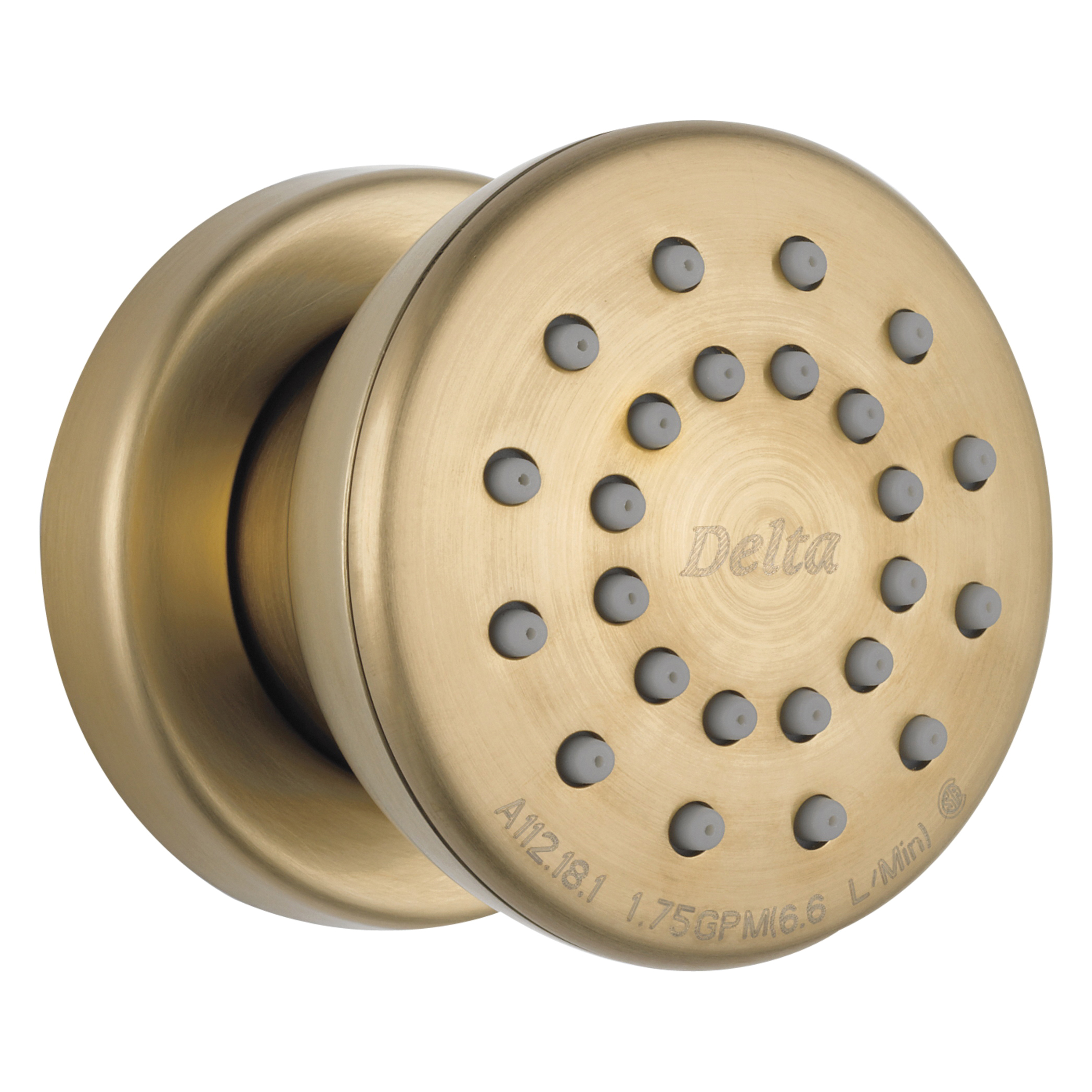 Aquifer Distribution DELTA 50102CZ Body Spray, (1) Full Spray, 2 gpm