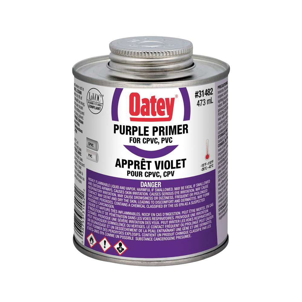 Aquifer Distribution Oatey 31482 Primer, For Use With PVC and CPVC
