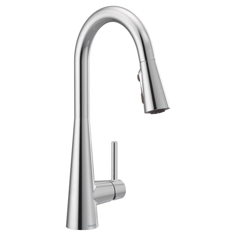 Aquifer Distribution | Moen® 7864 Sleek Pulldown Kitchen Faucet, 1.5 ...
