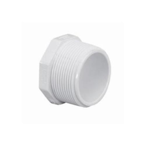 LASCO 447005BC 1/2" PVC Schedule 40 Caps - Lot Of 50 Glue-On DWV Caps