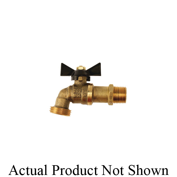 Aquifer Distribution Boshart Industries 085207NL Angled Hose Bibb, 3