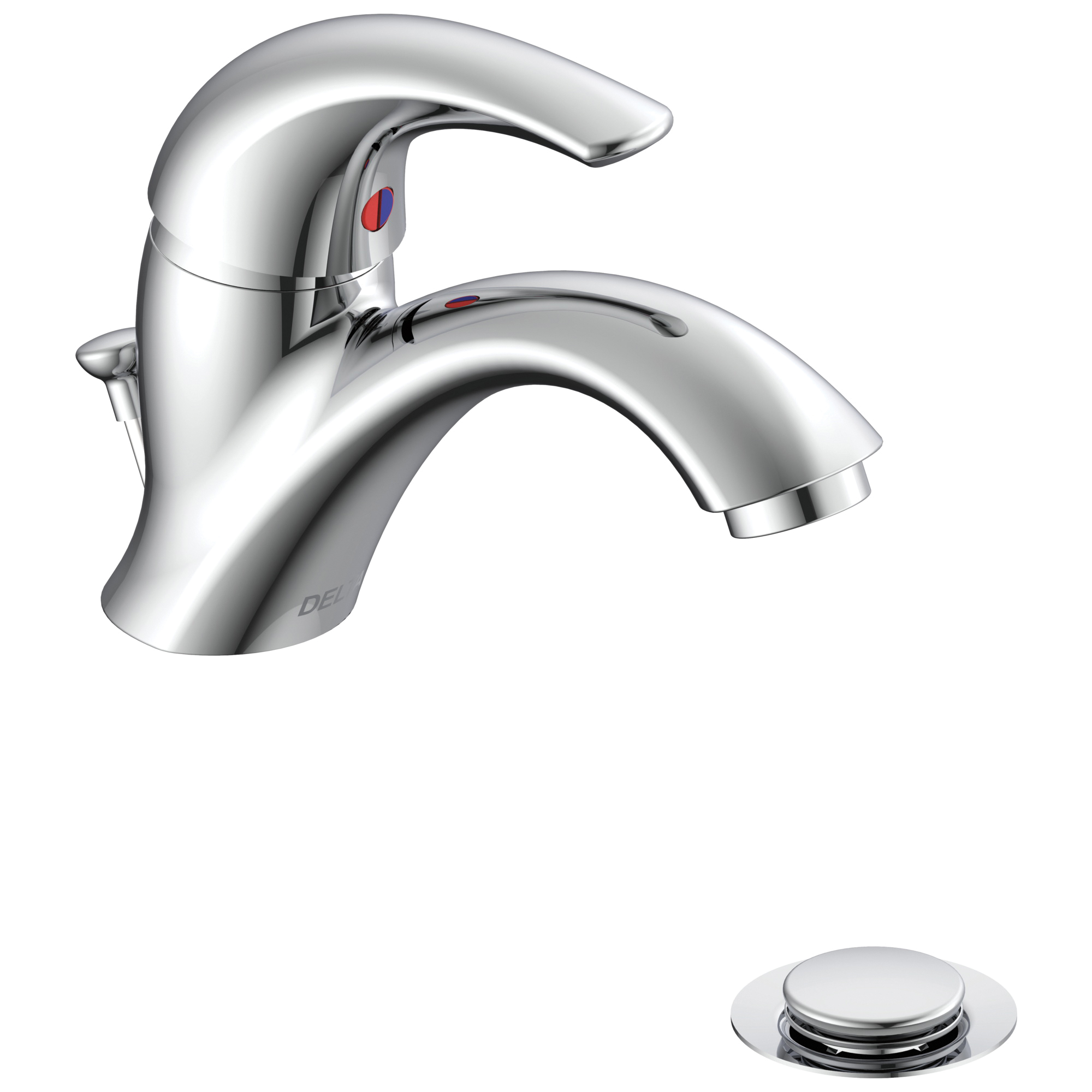 Aquifer Distribution DELTA 22C801 TECK Lavatory Faucet, Commercial, 1.5 gpm Flow Rate, 23/4
