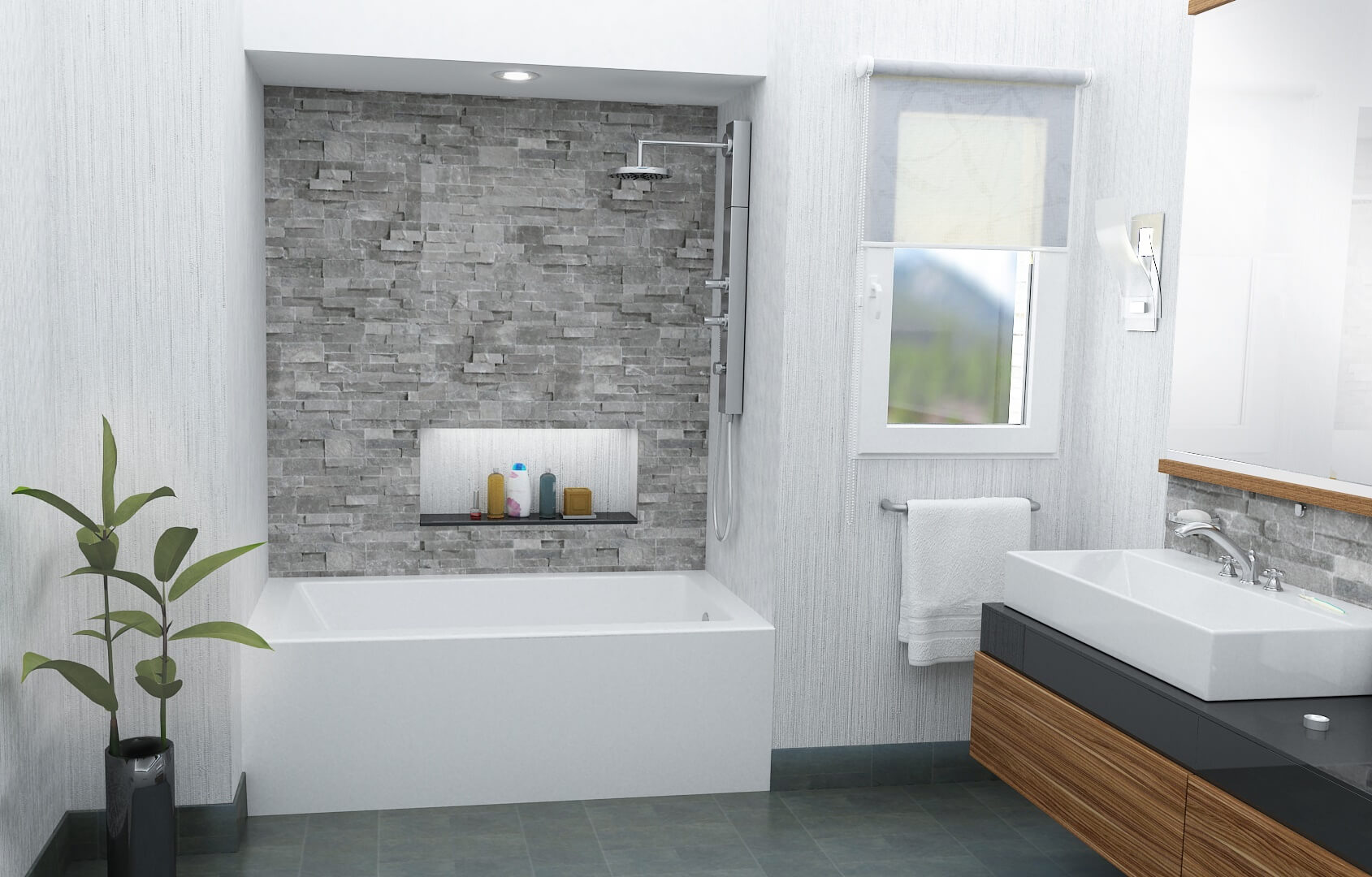 Aquifer Distribution Mirolin BO62R0001 Austin Acrylic Skirted Bathtub