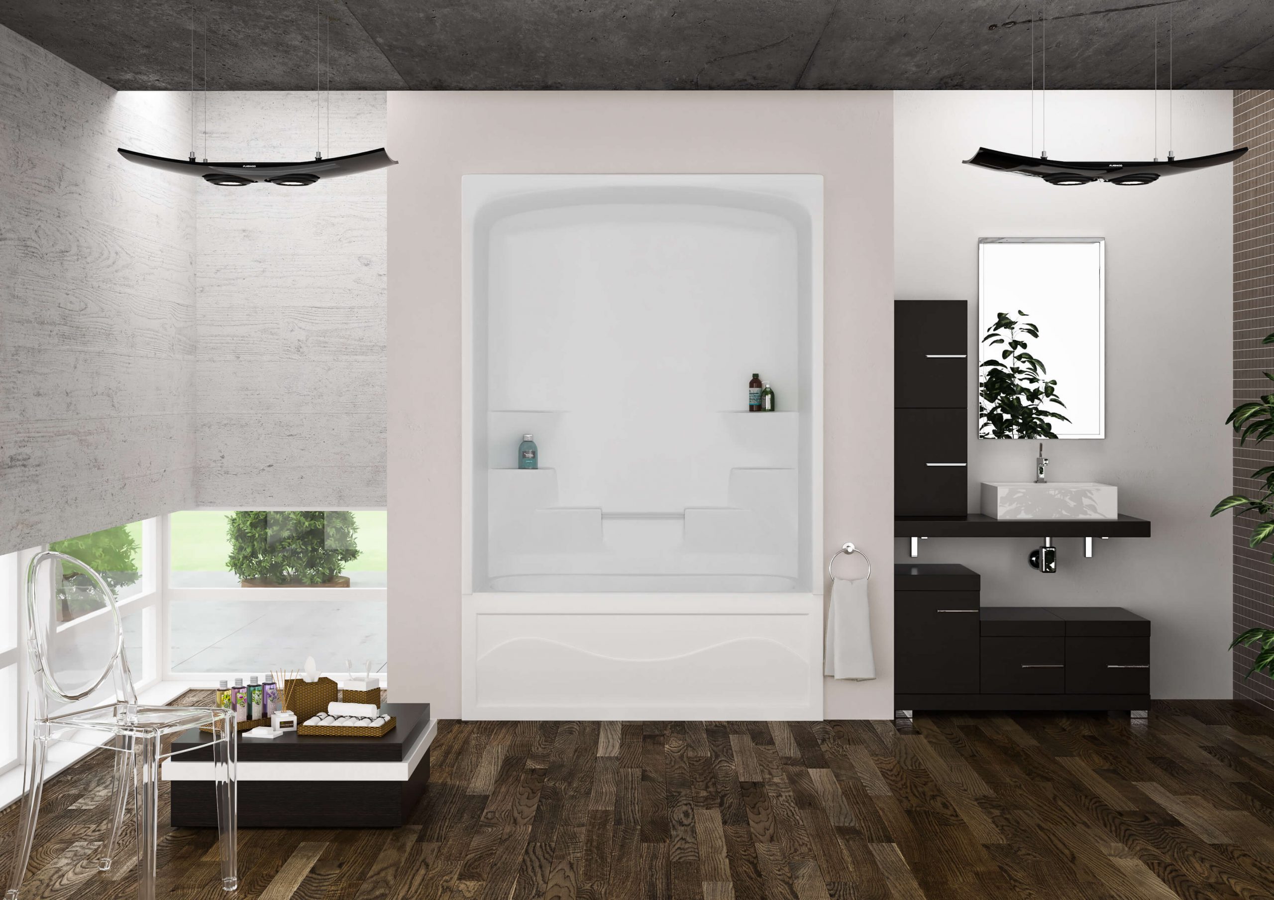 Aquifer Distribution Mirolin TS5R1 Liberty Acrylic Tub Shower