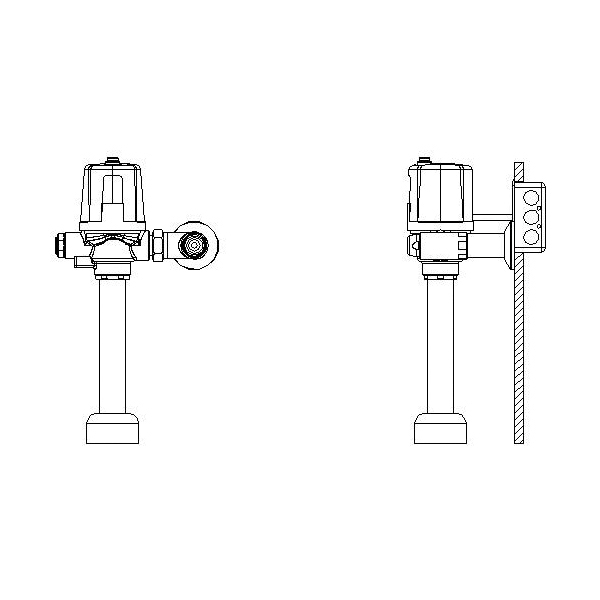 Aquifer Distribution DELTA Teck 81T201HWADF Exposed Dual Flush