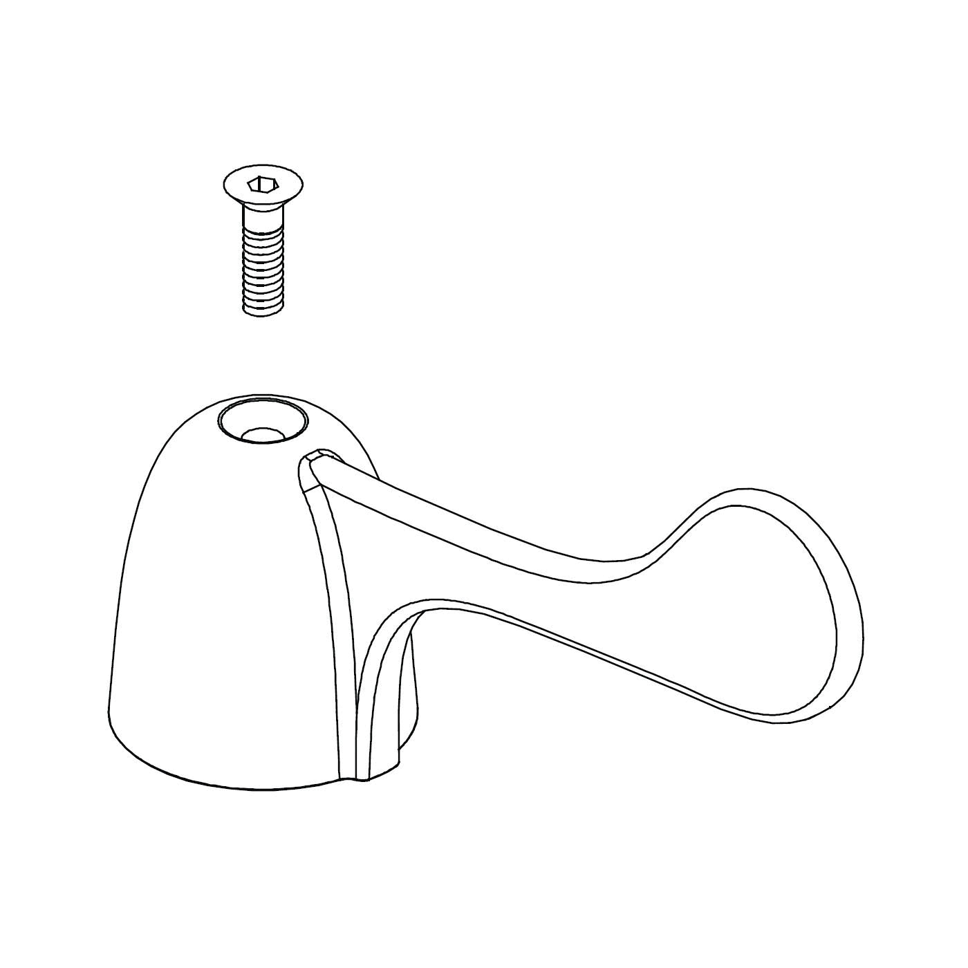 Aquifer Distribution | DELTA RP64449 Core Two Blade Handle Kit, Metal ...