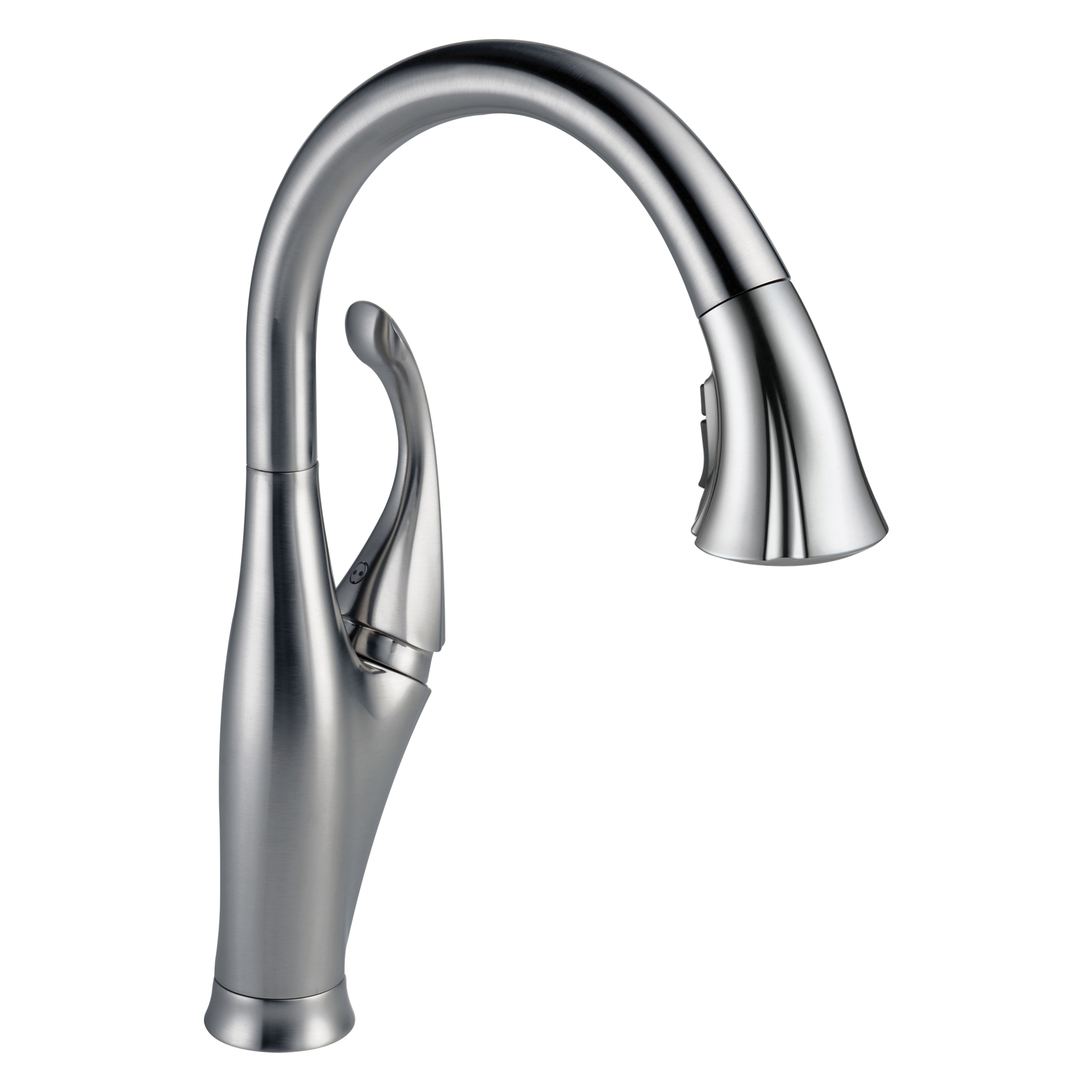 Aquifer Distribution DELTA 9192ARDST Addison Kitchen Faucet, 1.5 gpm Flow Rate, Arctic