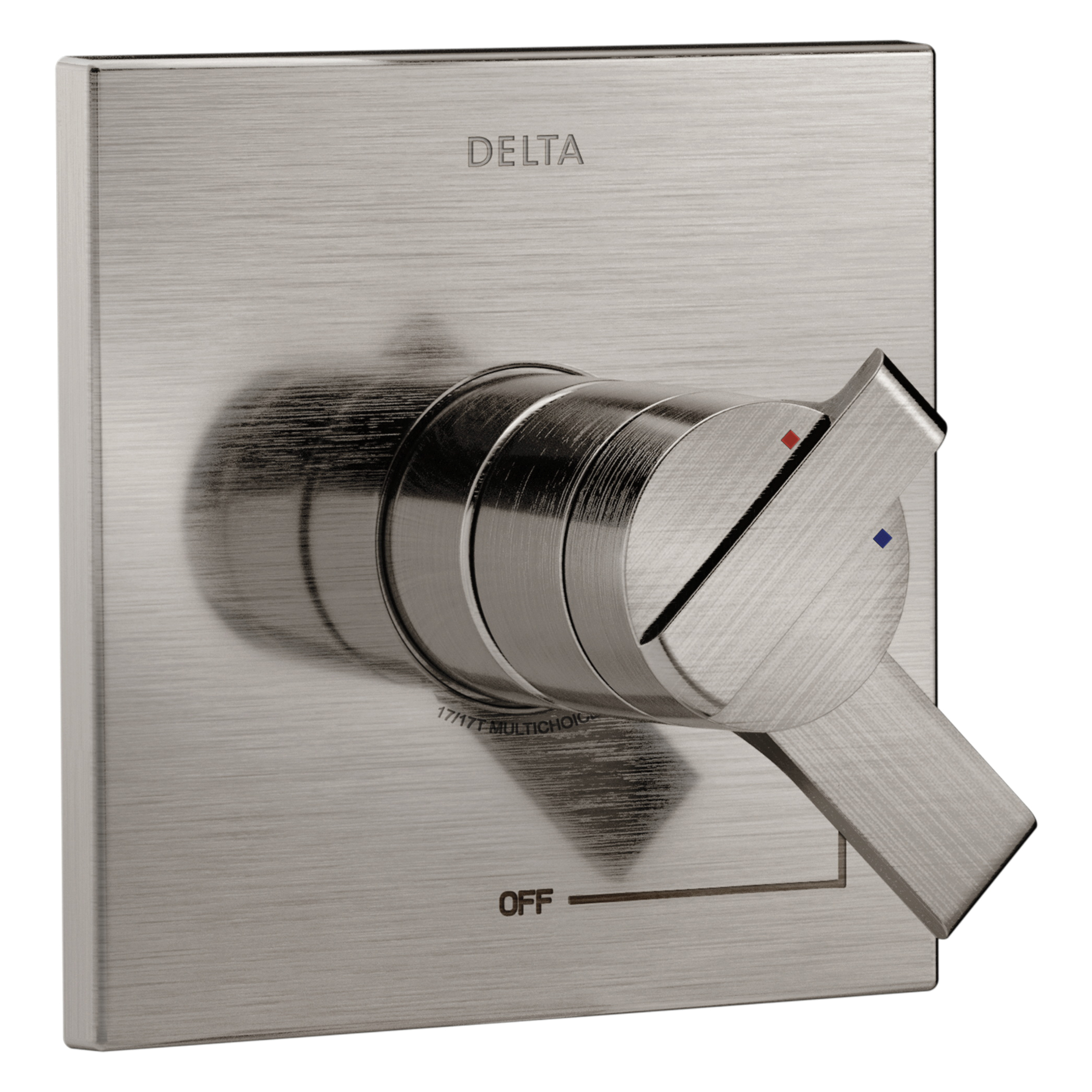 Aquifer Distribution DELTA T17067SS Monitor 17 Valve Trim, 2 gpm Shower, Stainless Steel