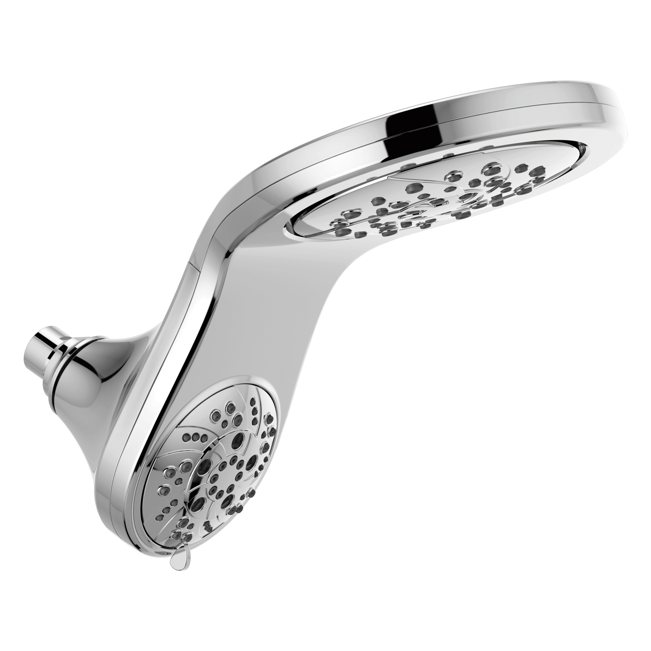 Aquifer Distribution DELTA 58581PK HydroRain 2in1 Shower, 8 in Dia Shower Head, 1.75 gpm