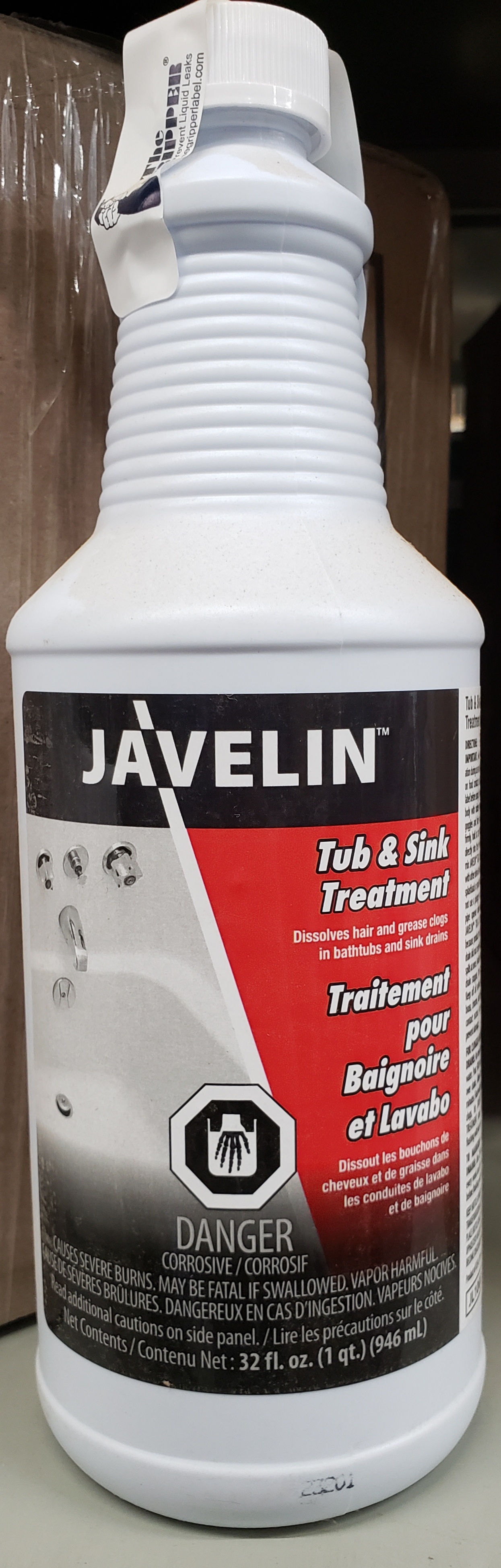 Aquifer Distribution | Javelin™ JL1000 Sink Drain Cleaner, Bottle