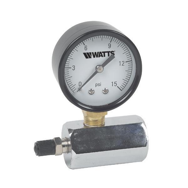 Aquifer Distribution WATTS 0069780 Dual Scale Air Test Gauge Assembly, 0 to 30 psi/207 kPa