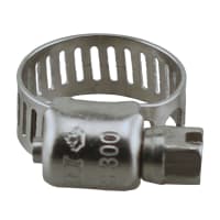 Aquifer Distribution  Accutek HC5-128 Standard Gear Clamp, 6-1/2 to 8-1/2  in Clamping, Stainless Steel Band, Stainless Steel Bolt, Import