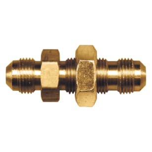 FAIRVIEW FITTING COMPRESSION BULKHEAD UNION 3/8 - Brass Pipe