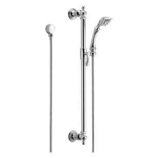 Aquifer Distribution  Brizo 85785-PC Charlotte Hand Shower, 1-Function  Shower Head, 2 gpm Flow Rate, 60 to 82 in L Hose, 1/2-14 NPSM Connection,  Polished Chrome, Import