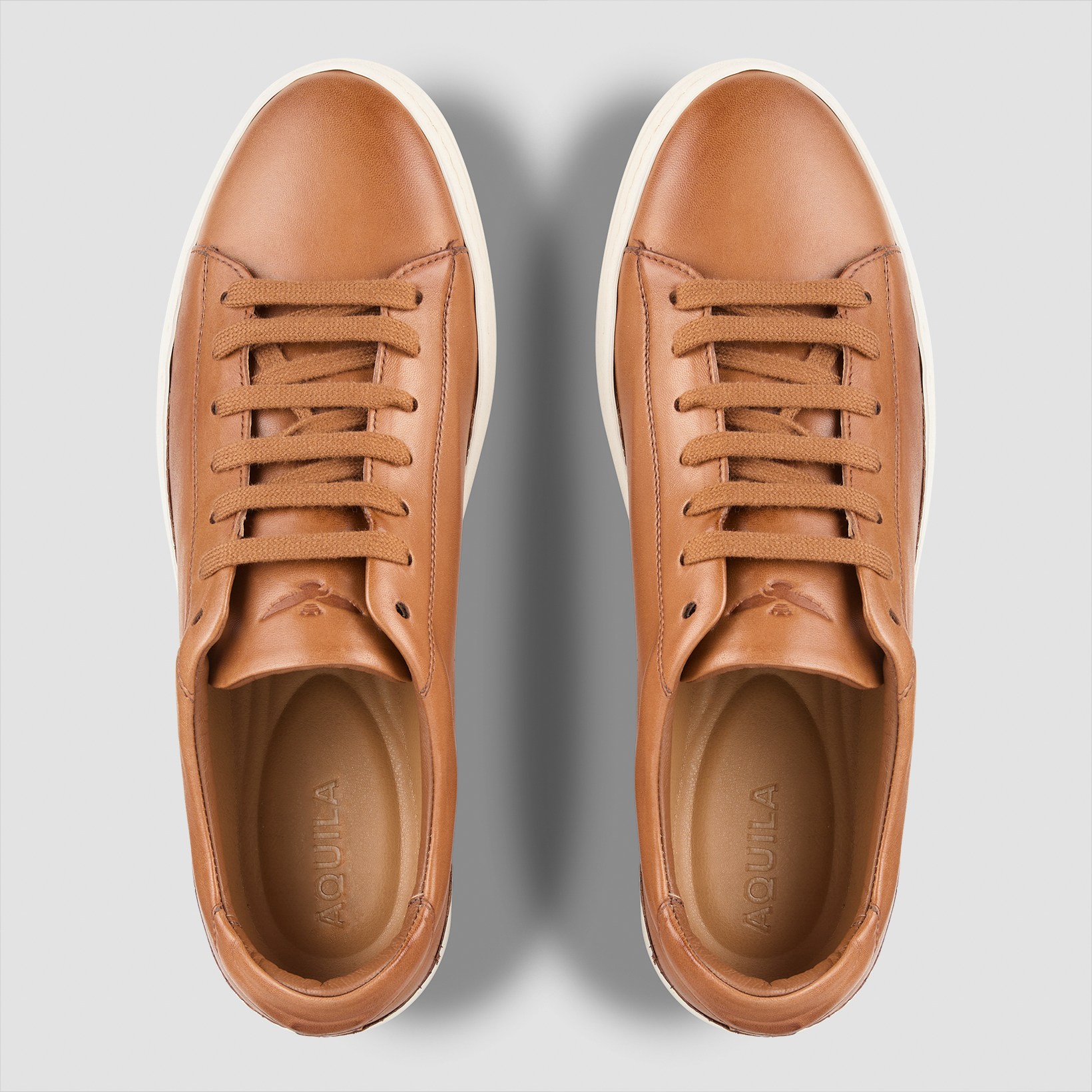 orange and burgundy sneakers